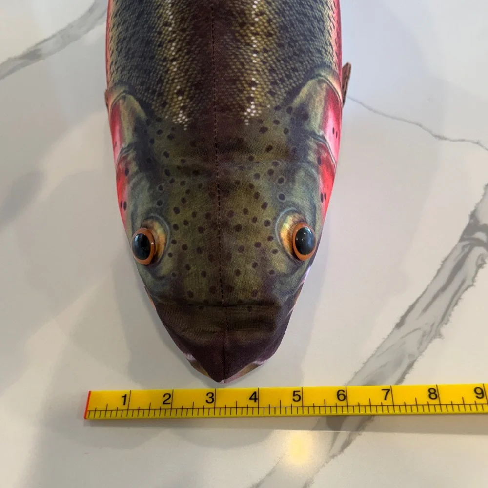 Life-Like Plush Fish Pillow